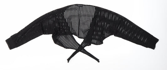 PRETTYLITTLETHING Womens Black   Cardigan Jumper Size 10