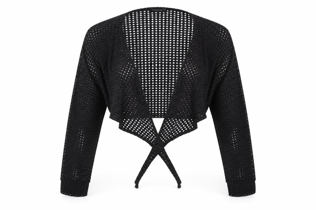 PRETTYLITTLETHING Womens Black   Cardigan Jumper Size 10
