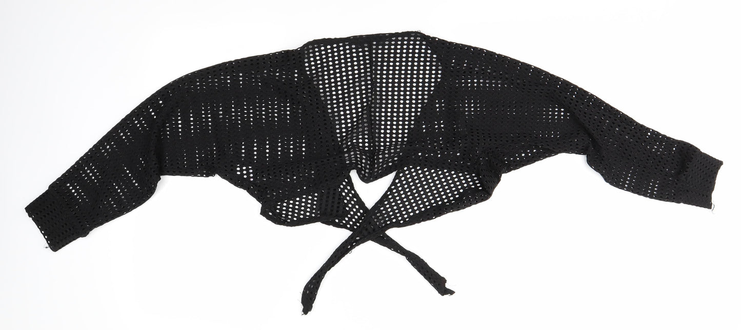 PRETTYLITTLETHING Womens Black   Cardigan Jumper Size 10