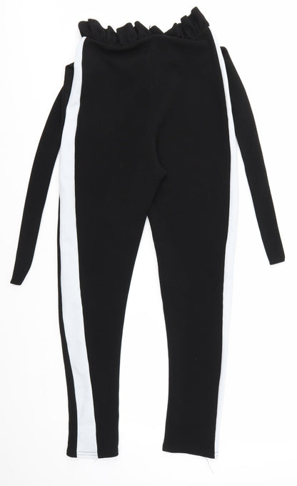 PRETTYLITTLETHING Womens Black   Dress Pants Trousers Size 8 L27 in