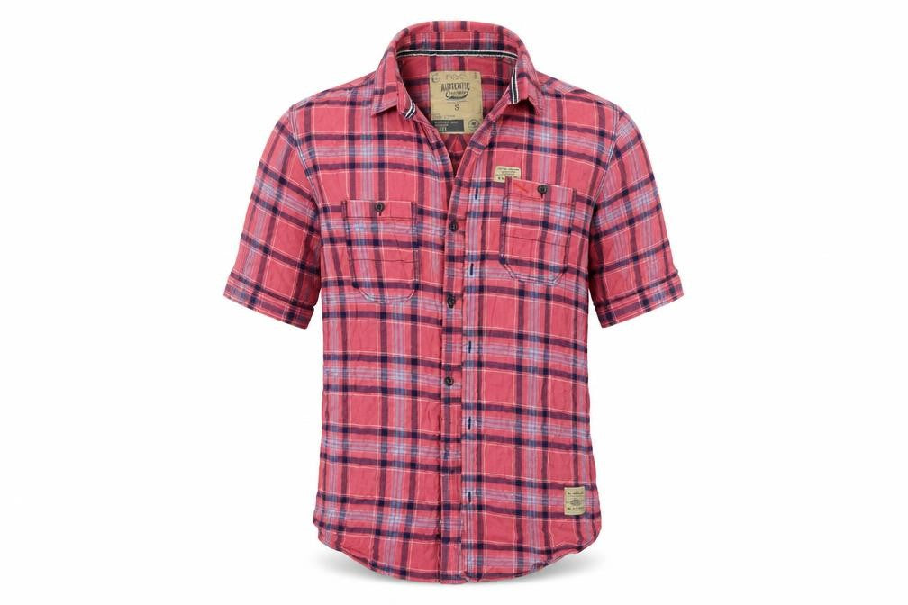 NEXT Mens Pink Check   Button-Up Size S