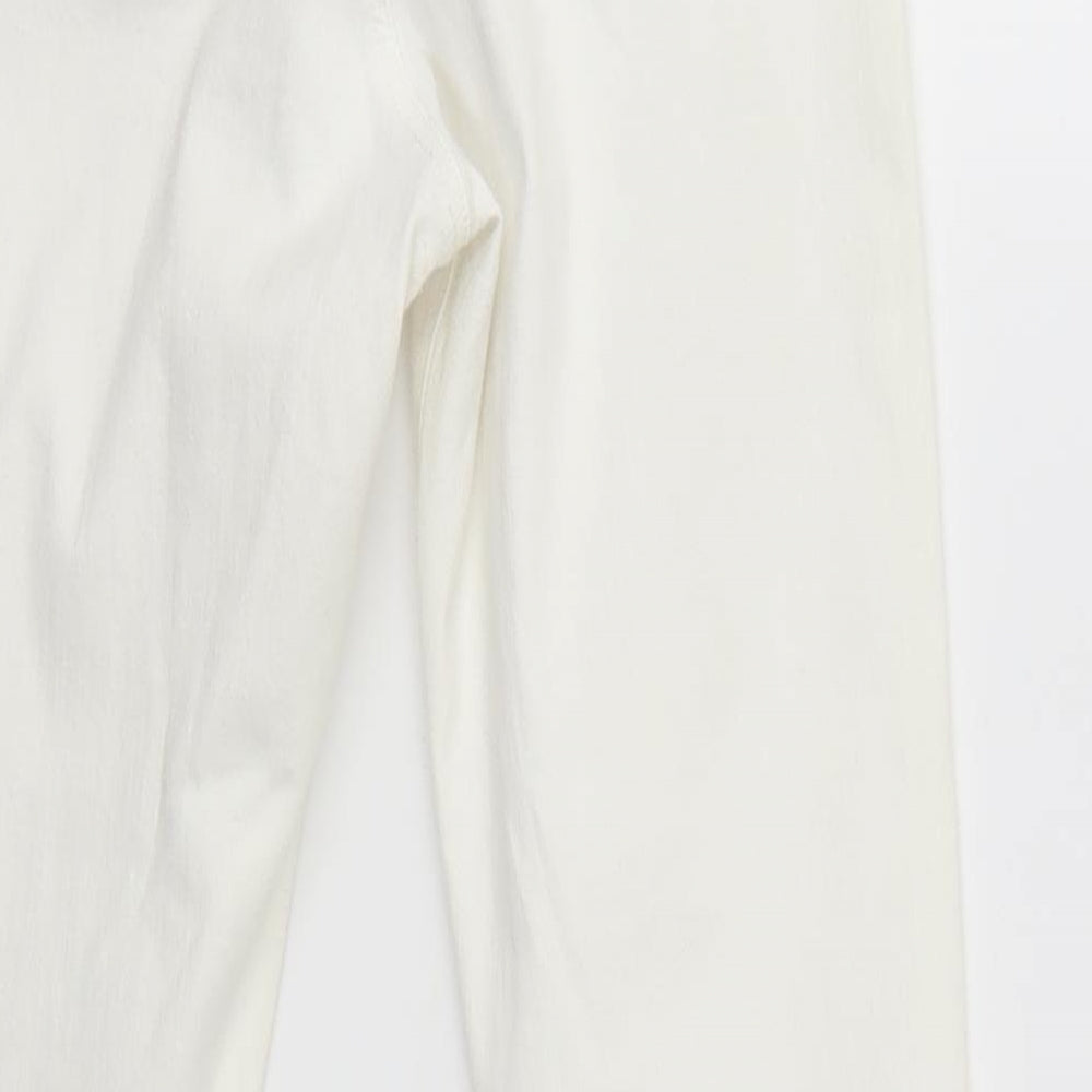 Topshop Womens White   Skinny Jeans Size 28 in L28 in