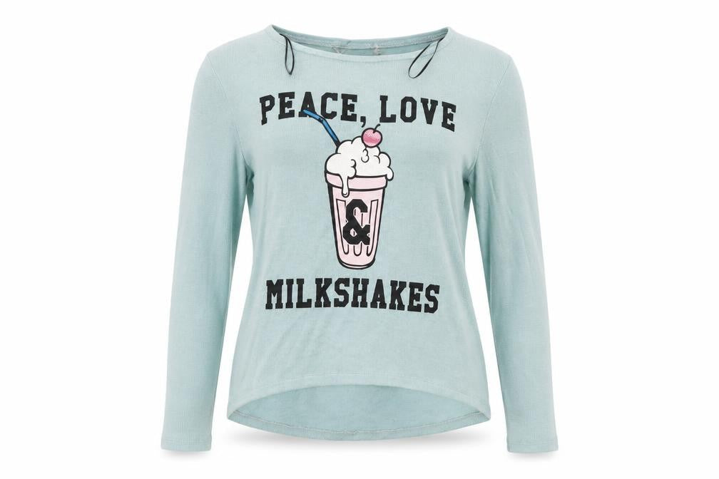 Preworn Womens Green   Pullover Jumper Size S  - Peace, Love
