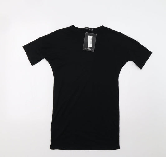 PRETTYLITTLETHING Womens Black   Basic T-Shirt Size XS