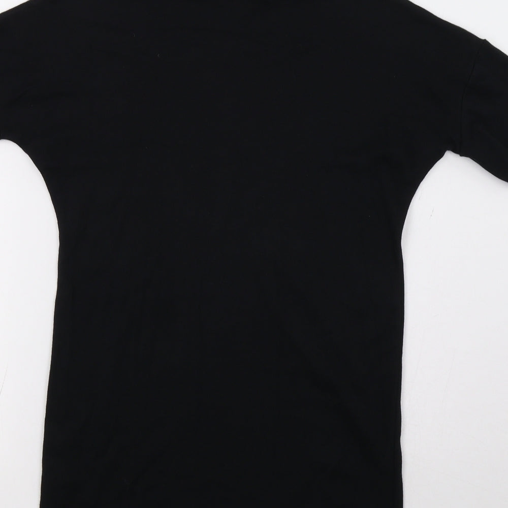 PRETTYLITTLETHING Womens Black   Basic T-Shirt Size XS