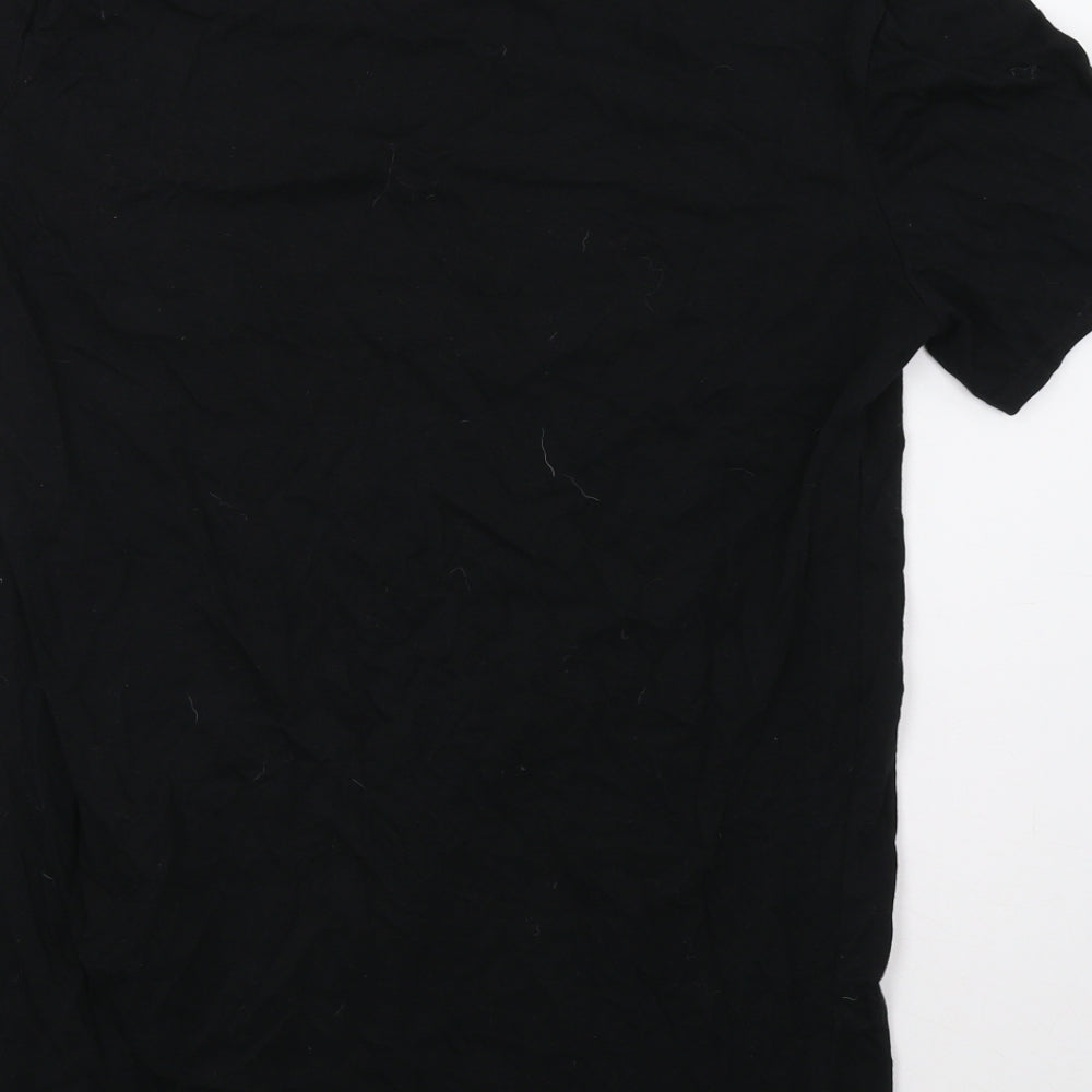 Stylewise Womens Black   Basic Polo Size M  - Paris
