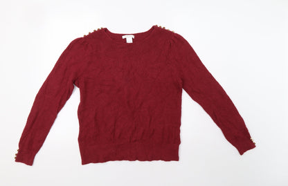 La Redoute Womens Red   Pullover Jumper Size 14