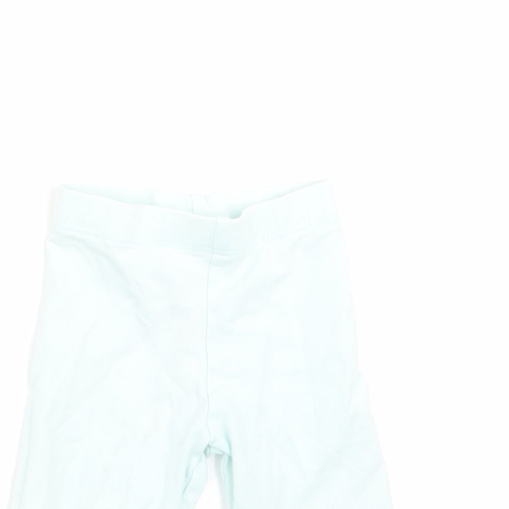 F&F Girls Green   Jogger Leggings Size 3-6 Months  - Mint Green