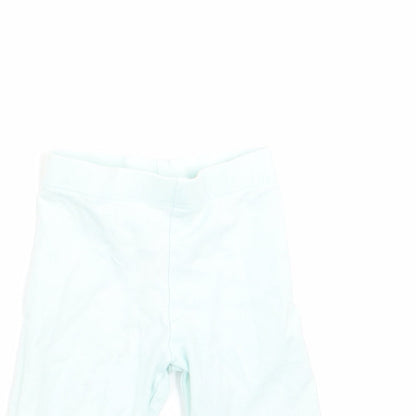 F&F Girls Green   Jogger Leggings Size 3-6 Months  - Mint Green