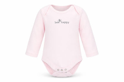 F&F Girls Pink Animal Print  Romper One-Piece Size 0-3 Months  - Bee Happy