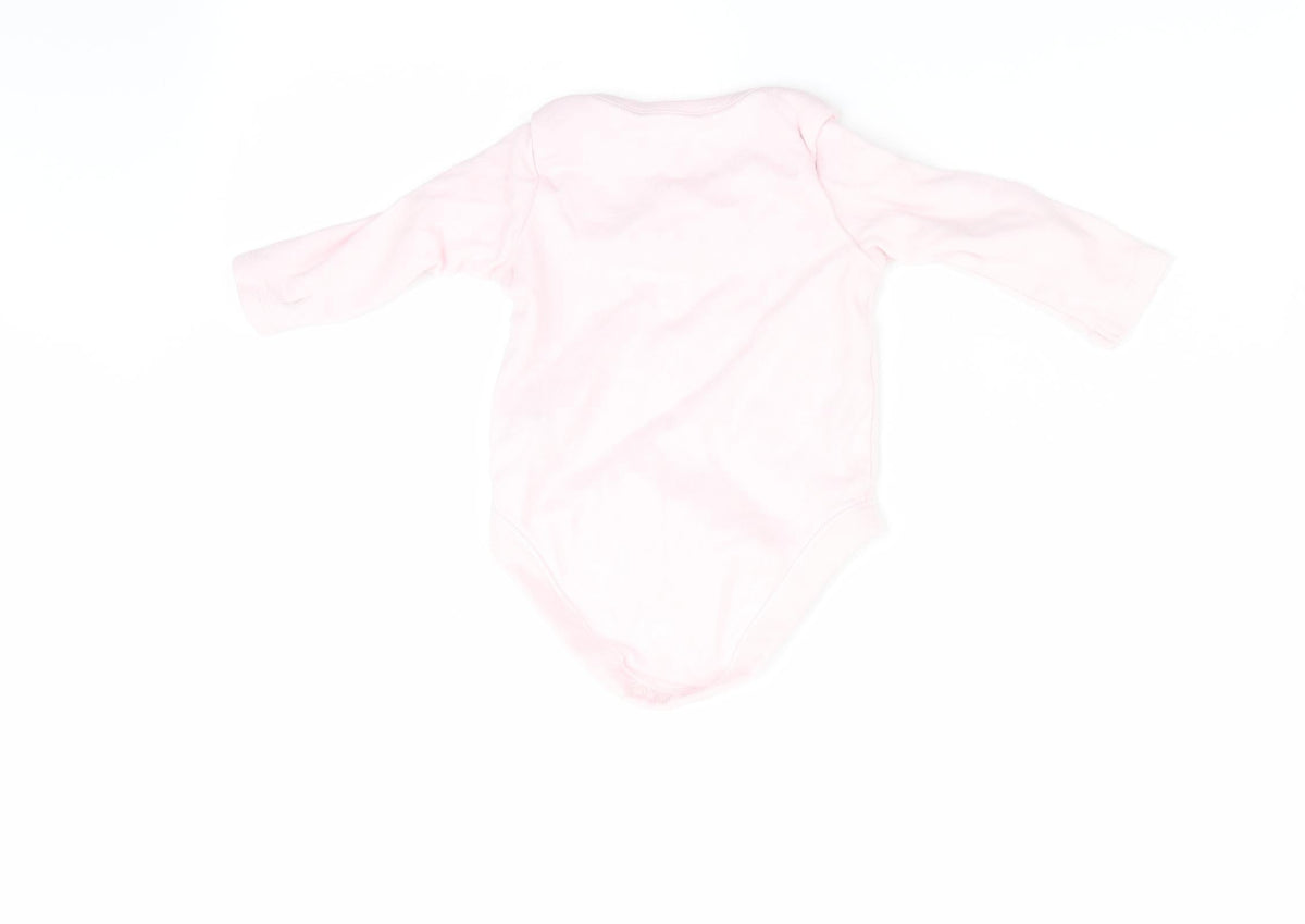 F&F Girls Pink Animal Print  Romper One-Piece Size 0-3 Months  - Bee Happy