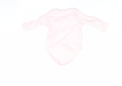 F&F Girls Pink Animal Print  Romper One-Piece Size 0-3 Months  - Bee Happy