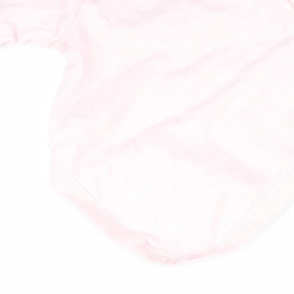 F&F Girls Pink Animal Print  Romper One-Piece Size 0-3 Months  - Bee Happy