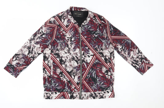 River Island Womens Red Geometric  Jacket  Size 8