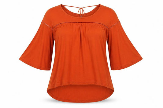 Atmosphere Womens Orange   Basic Blouse Size 8