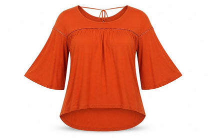 Atmosphere Womens Orange   Basic Blouse Size 8