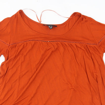 Atmosphere Womens Orange   Basic Blouse Size 8