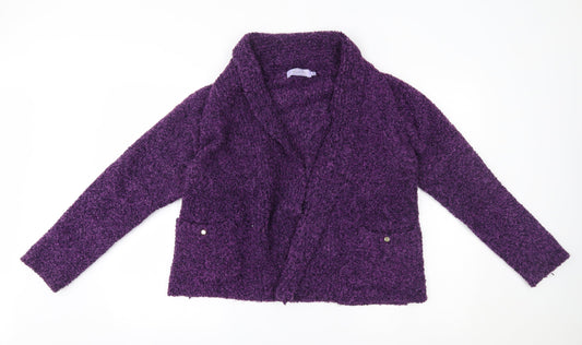 EWM Womens Purple   Cardigan Jumper Size M