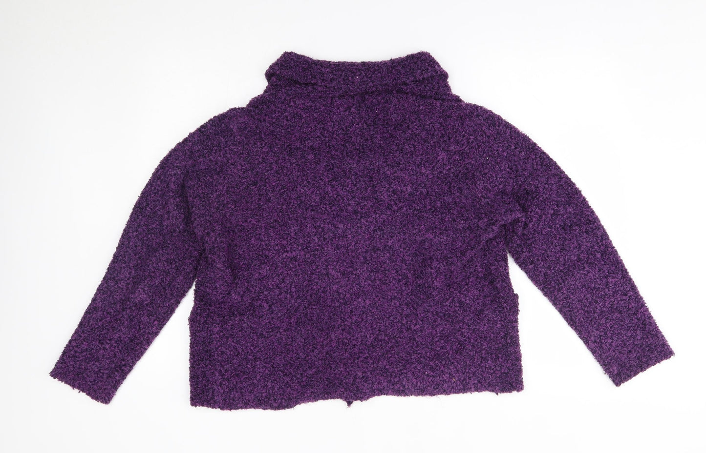 EWM Womens Purple   Cardigan Jumper Size M