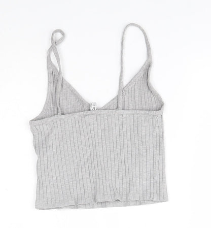 H&M Womens Grey   Tunic Jumper Size S