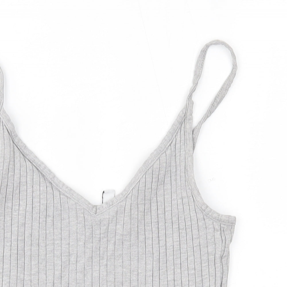 H&M Womens Grey   Tunic Jumper Size S