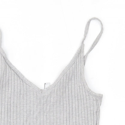 H&M Womens Grey   Tunic Jumper Size S