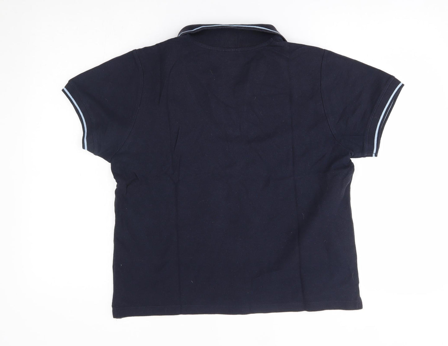 Classic Womens Blue   Basic Polo Size M