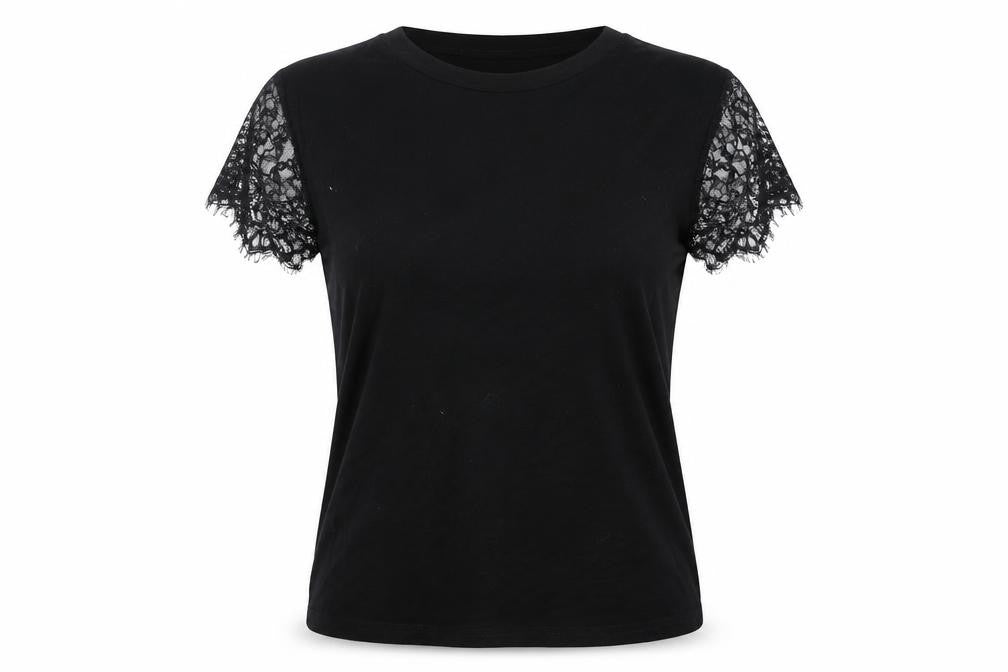 PRETTYLITTLETHING Womens Black   Basic Blouse Size 6