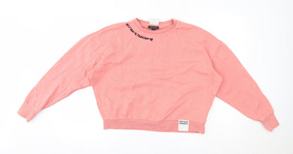 Topshop Womens Pink   Pullover Jumper Size 6