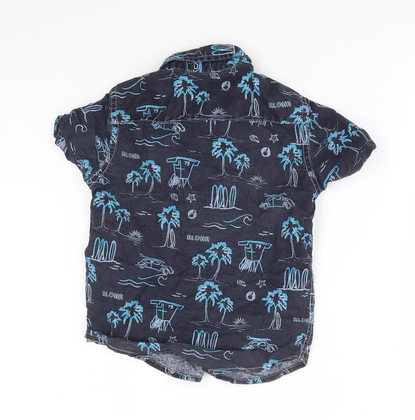 Pep&co Boys Blue   Basic Button-Up Size 3-4 Years