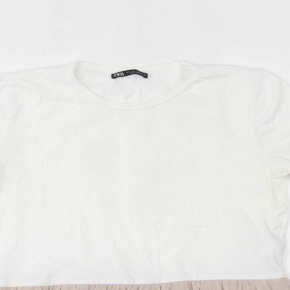 Zara Womens White   Basic Blouse Size S