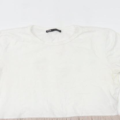 Zara Womens White   Basic Blouse Size S