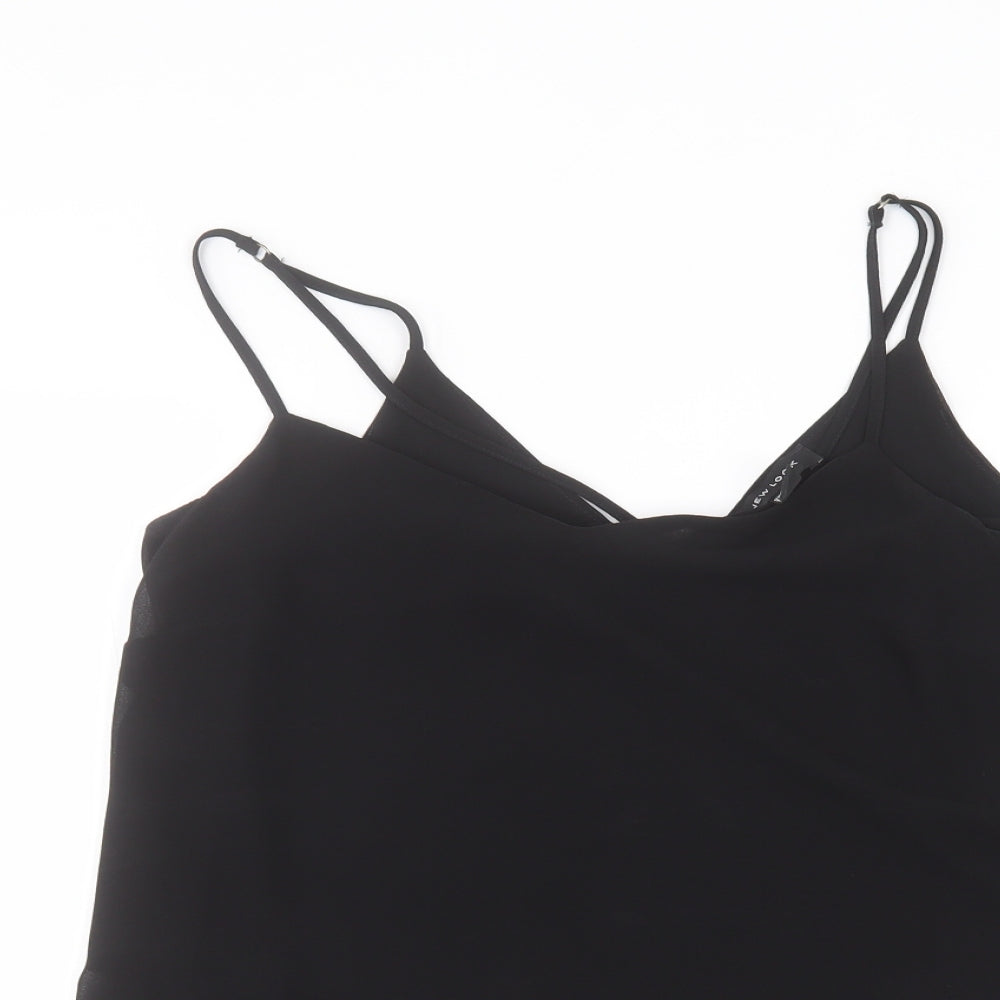 New Look Womens Black   Basic Blouse Size 10
