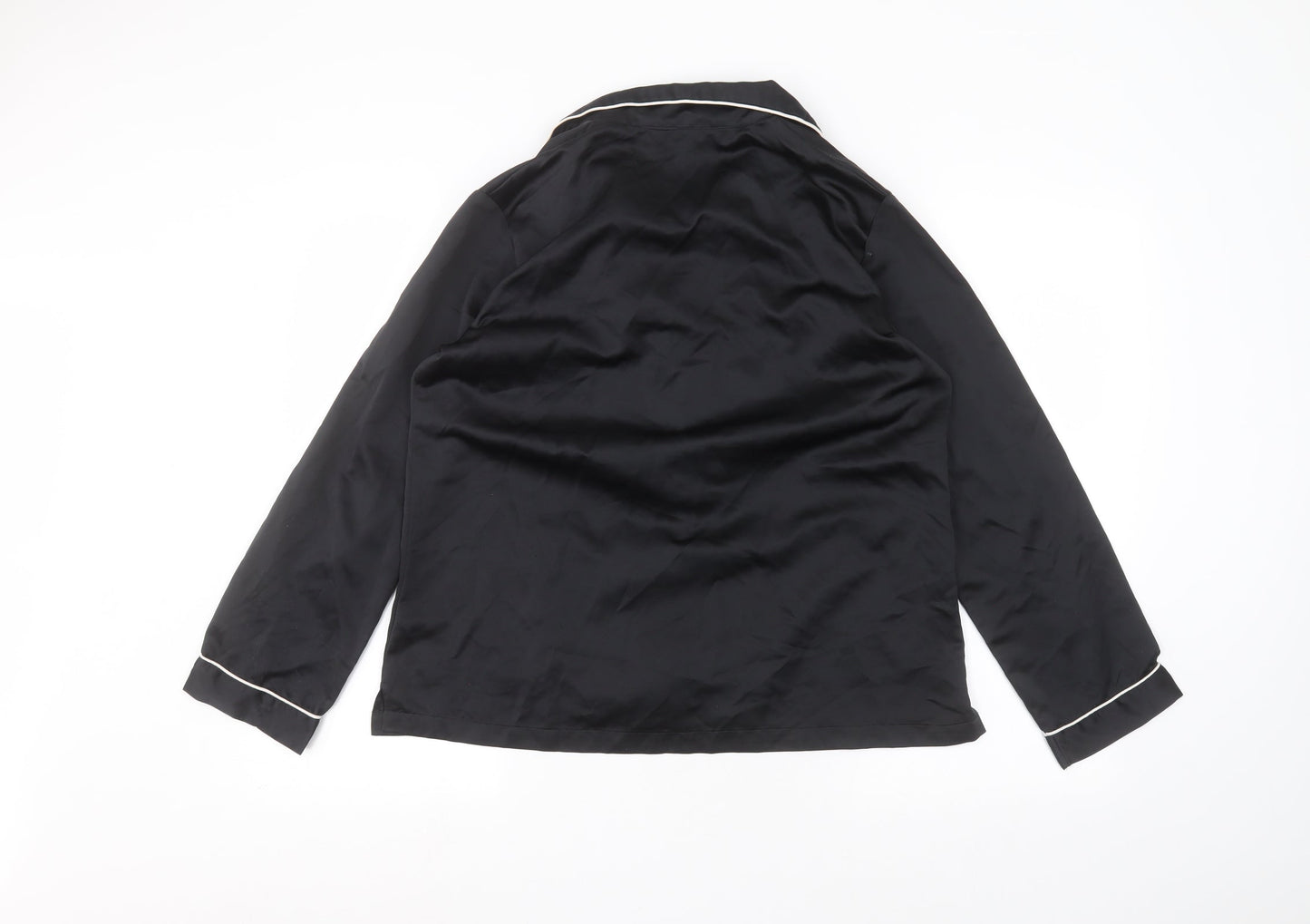 Boux Avenue Womens Black   Basic Button-Up Size 12