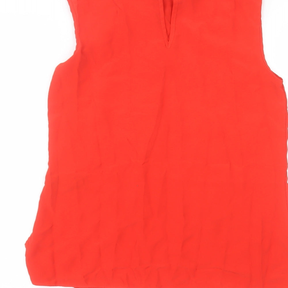 F&F Womens Orange   Basic Blouse Size 6