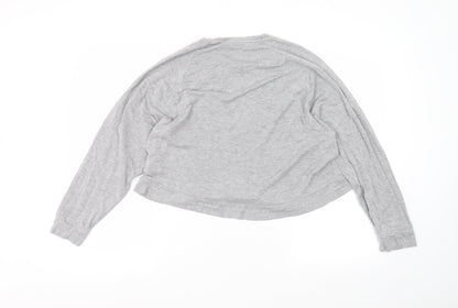 Preloved Topshop Womens Grey   Pullover Jumper Size 12 - Back
