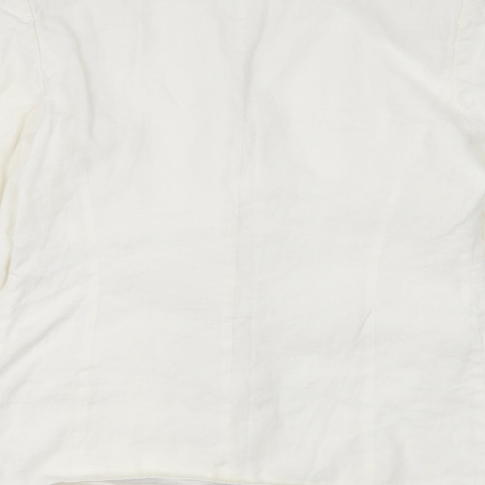 Gerry Weber Womens White   Basic Button-Up Size 14