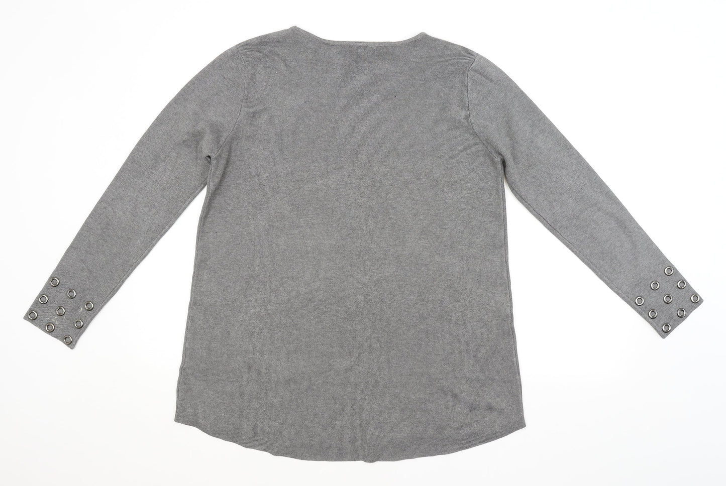 ZUPPE Womens Grey   Pullover Jumper Size M