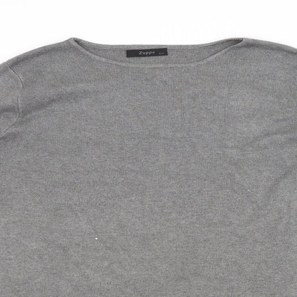 ZUPPE Womens Grey   Pullover Jumper Size M