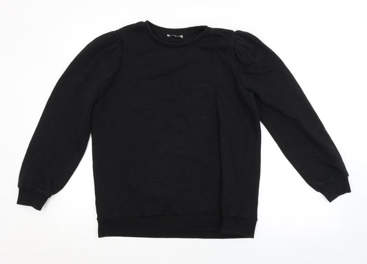 Papaya Womens Black   Pullover Sweatshirt Size 12