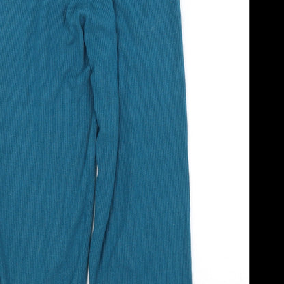 PRETTYLITTLETHING Womens Blue   Sweatpants Trousers Size 12 L24 in