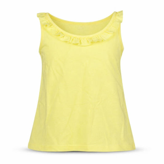 H&M Girls Yellow   Basic Tank Size 7-8 Years
