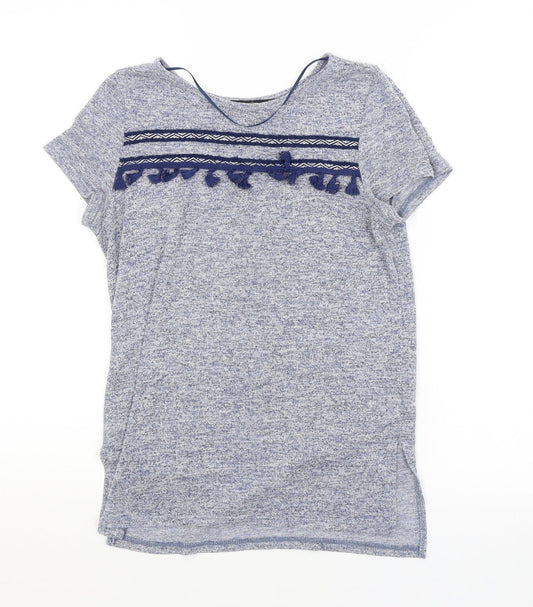 Atmosphere Womens Blue   Basic T-Shirt Size 8