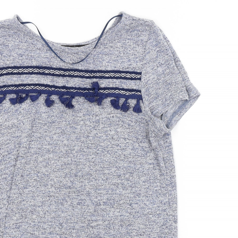 Atmosphere Womens Blue   Basic T-Shirt Size 8
