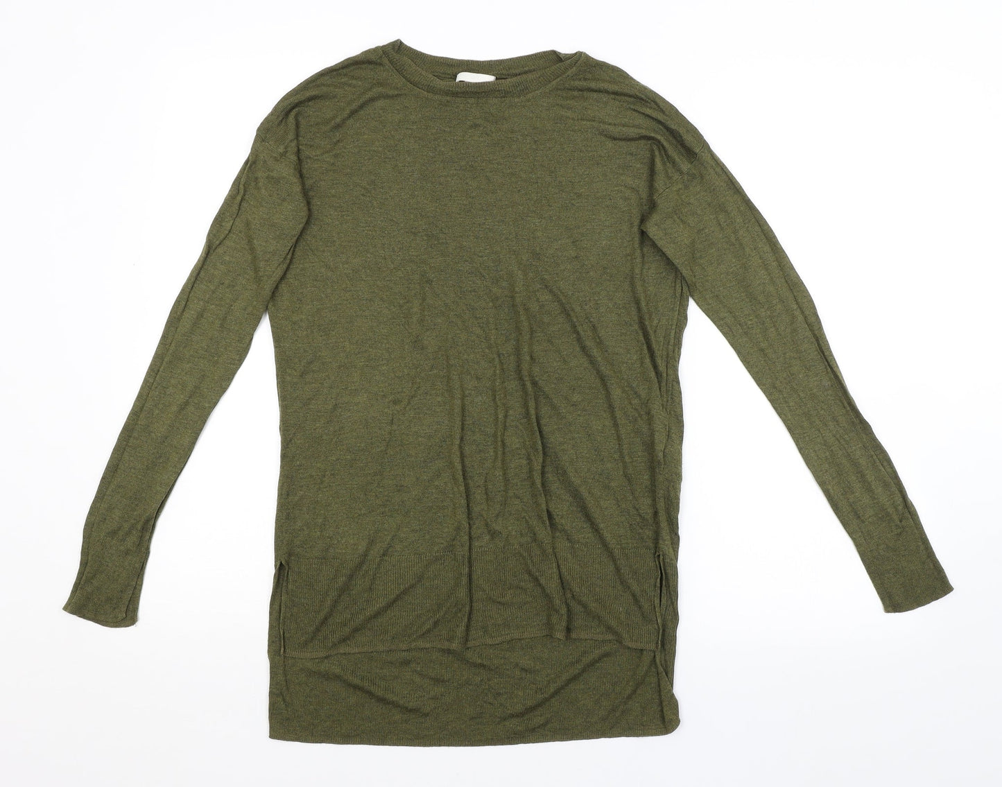 H&M Womens Green   Pullover Jumper Size S