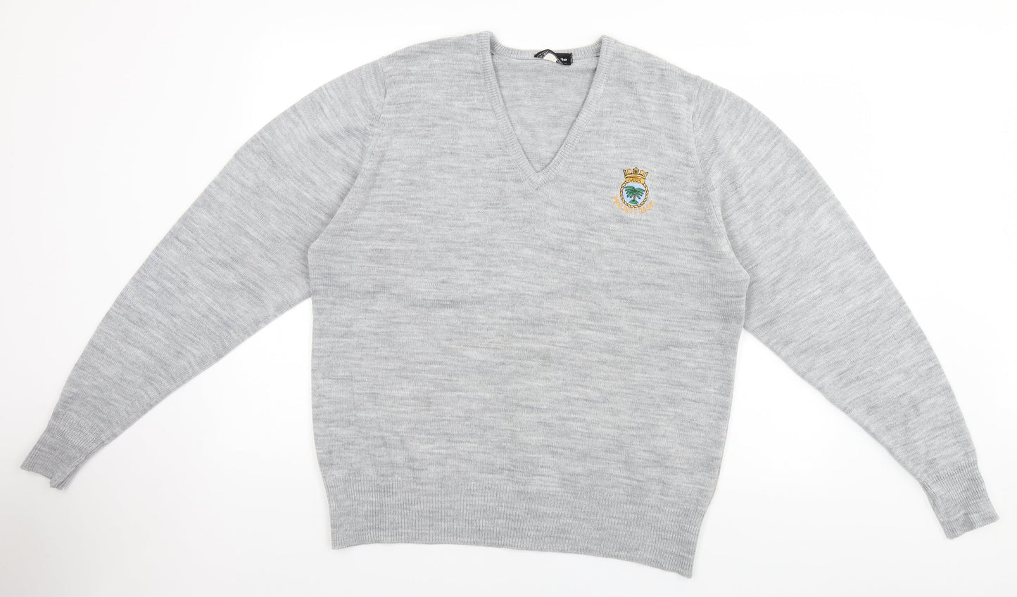 Courtelle Mens Grey   Pullover Jumper   - Project Oasis