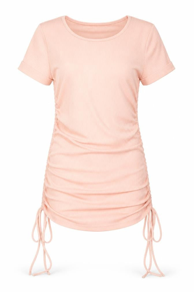 SheIn Womens Ivory   Basic T-Shirt Size 10