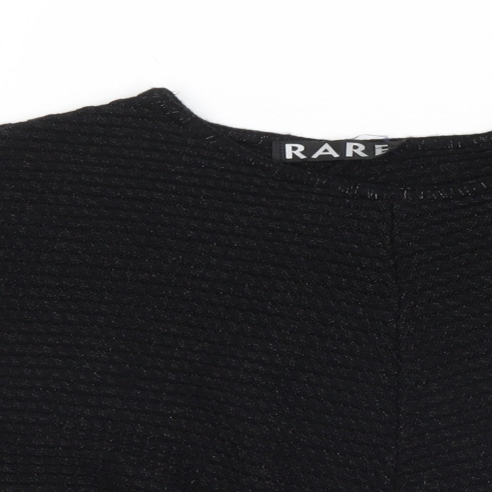 Rare Womens Black   Basic Blouse One Size