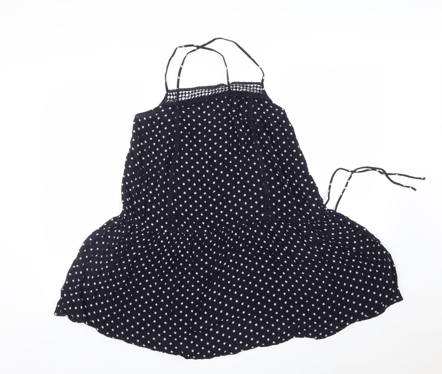 NEXT Womens Blue Polka Dot  Basic T-Shirt Size 12
