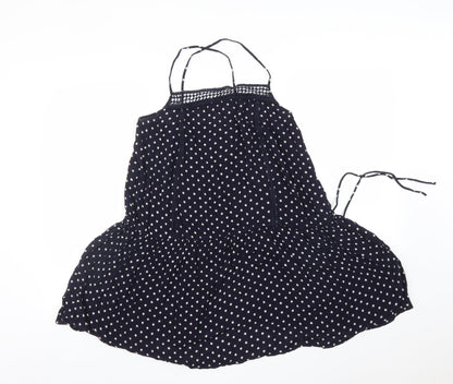 Next Womens Blue Polka Dot  Basic T-Shirt Size 12